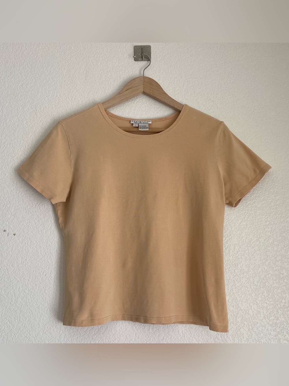 Vintage Real Clothes Saks Fifth Avenue boxy blank t-shirt, L